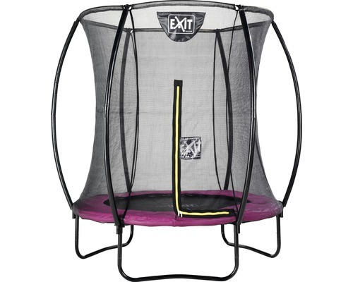 Trampolin EXIT Silhouette 183 + Netz Rosa