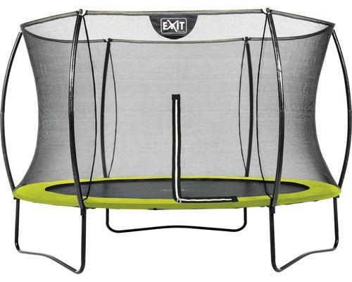 Trampolin EXIT Silhouette 305 + Netz Lime Grün