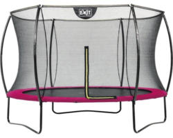 Trampolin EXIT Silhouette 305 + Netz Rosa