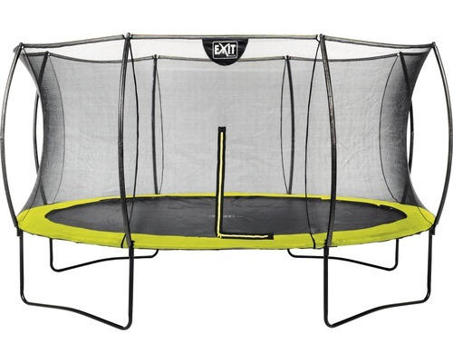 Trampolin EXIT Silhouette 427 + Netz Lime Grün