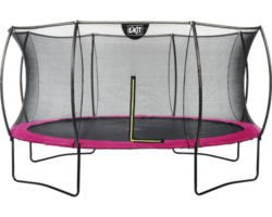 Trampolin EXIT Silhouette 427 + Netz Rosa