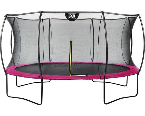 Trampolin EXIT Silhouette 427 + Netz Rosa