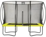Hornbach Trampolin EXIT Silhouette eckig 214x305 cm Netz lime