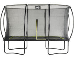 Trampolin EXIT Silhouette eckig 244x366 cm Netz schwarz