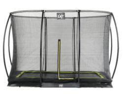 Trampolin EXIT Silhouette Ground eckig 214x305 cm Netz schwarz