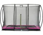 Hornbach Trampolin EXIT Silh Grou Eckig 214+Netz rosa
