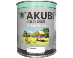 Holzlasur AKUBI 750 ml schneeweiß