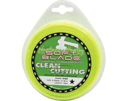 Trimmerfaden Soft Blade Sauberer Schnitt 3,00mm/15mt