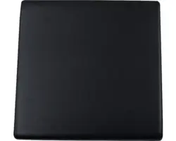 Knopf matt/schwarz L 28 mm x B 28 mm x H 25 mm