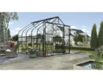 Hornbach Gewächshaus Vitavia Diana 8300 Einscheibensicherheitsglas 3 mm 264x321 cm schwarz