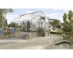 Hornbach Gewächshaus Vitavia Cassandra 9900 Einscheibensicherheitsglas 3 mm mit Steinsockel 257x385 cm Aluminium