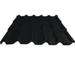 Hornbach PRECIT Metallziegel Big Stone Tiefschwarz RAL 9005 1100 x 1170 x 0,5 mm
