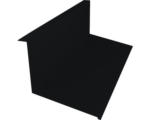 Hornbach PRECIT Kappleiste Big Stone Tiefschwarz RAL 9005 2000 x 100 x 73 mm