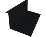 Hornbach PRECIT Kappleiste Big Stone Tiefschwarz RAL 9005 1000 x 110 x 73 mm