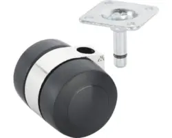 Tarrox PA-Designrolle 35mm, Platte 29 x 29 mm, Gleitlager, PK10