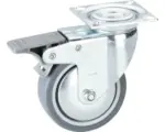 Hornbach Tarrox Transport-Geräte-Lenkrolle feststellbar, bis 55 kg, 100 x 124 x 25 mm