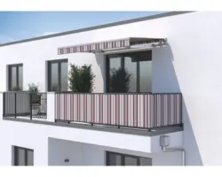 SOLUNA Balkonverkleidung H:115 cm Dessin 7838 (Meterware)