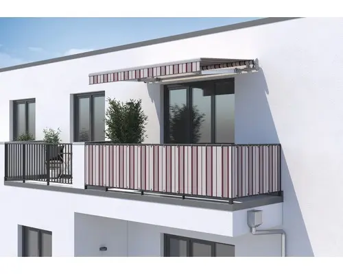 SOLUNA Balkonverkleidung H:115 cm Dessin 7838 (Meterware)