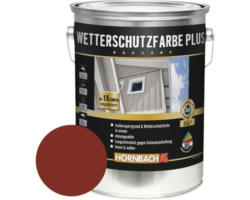 HORNBACH Holzfarbe Wetterschutzfarbe Plus schwedenrot 5 l