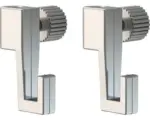 Hornbach Aufhängehaken 4 kg silbergrau 2er-Set