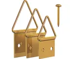 Hornbach Triangelaufhänger 12er-Set gold