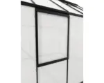 Hornbach Seitenfenster Vitavia mit Hohlkammerplatte 6 mm 59x79 cm schwarz
