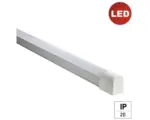 Hornbach LED Lichtleiste PKB120 20 W 2600 lm 4000 K kaltweiß 120x3x4,2 cm IP20 grau/weiß