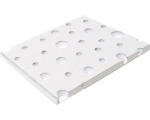 Hornbach Gipskartonplatte Knauf Cleaneo® Akustik® UFF 10/16/22R 1200x2000x 12,5 mm weiß