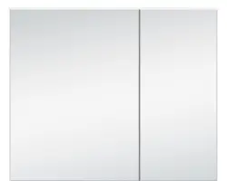 LED-Spiegelschrank DSK London light 2-türig 80x70 cm grau