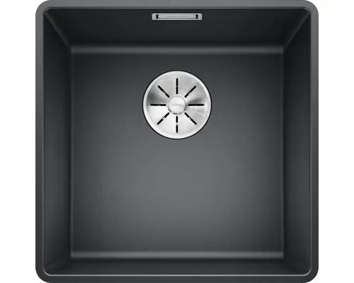 Flächenbündige Spüle Blanco Subline 400-F 427x427 mm anthrazit