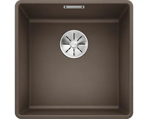 Flächenbündige Spüle Blanco Subline 400-F 427x427 mm café