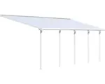 Hornbach Terrassenüberdachung Palram - Canopia Olympia 3x7.3 739 x 295 cm weiß