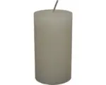 Hornbach Stumpenkerze Rustic Ø 6,8 H 12 cm weiß