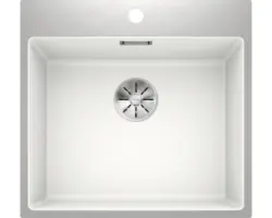 Spüle Blanco Subline 500-IF/A 510x543 mm ohne Ablauffernbedienung weiß