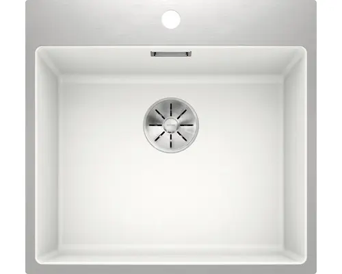 Spüle Blanco Subline 500-IF/A 510x543 mm ohne Ablauffernbedienung weiß