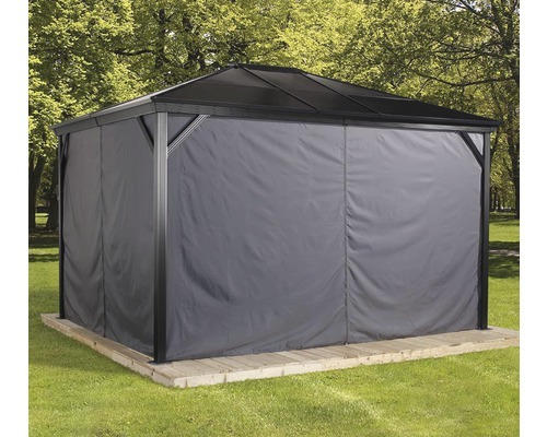 Vorhangset SOJAG Pavillon Verona 10x14 anthrazit