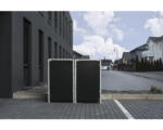 Hornbach Mülltonnenbox HIDE Kunststoff 139,4x80,7x115,2 cm schwarz
