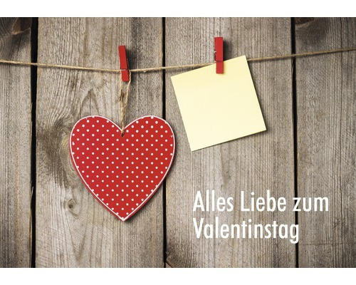 Postkarte Alles Liebe zum Valentinstag 21x14,8 cm
