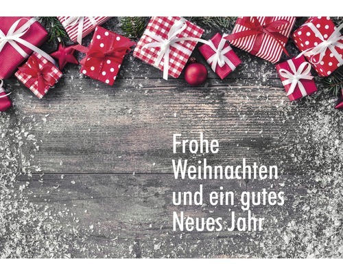 Postkarte Frohe Weihnachten und ein gutes neues Jahr 21x14,8 cm