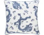 Hornbach Kissenhülle Dragon 01 blau 50x50 cm