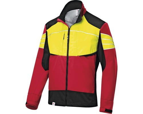 Forstschutzjacke Kübler Forest Ultrashell Größe XXXL rot/gelb