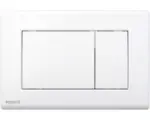 Hornbach Betätigungsplatte veporit Classic 1.01 2-Mengentechnik weiß
