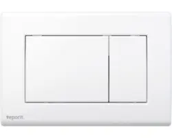 Betätigungsplatte veporit Classic 1.01 2-Mengentechnik weiß
