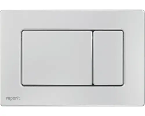 Betätigungsplatte veporit Metal 1.02 2-Mengentechnik edelstahl gebürstet