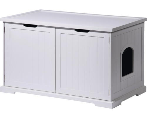 Katzenschrank Mohrle XL 95x54x57,5 cm weiß