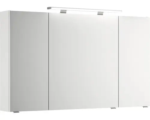 LED-Spiegelschrank Pelipal Xpressline 4010 3-türig 120x70,3x17 cm weiß