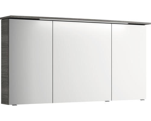 LED-Spiegelschrank Pelipal Xpressline 4010 2-türig 140x70,3x17 cm graphit