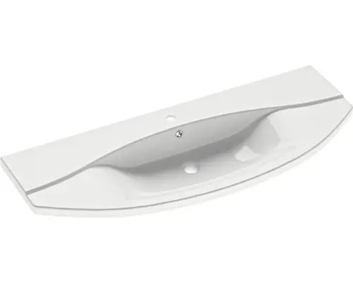 Möbelwaschtisch Pelipal Focus halbrund 48x120,5 cm weiß