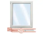 Hornbach Kunststofffenster RC2 VSG ARON Basic weiß 750x1000 mm DIN Links