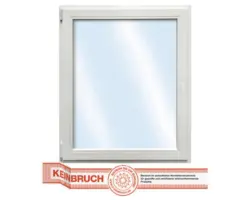 Kunststofffenster RC2 VSG ARON Basic weiß 1100x1450 mm DIN Links